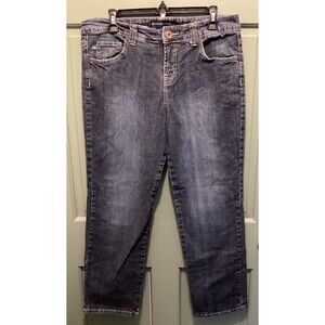 BandolinoBlu Women's Size 12 Short Mandie Classic Fit Straight Leg Denim Jeans